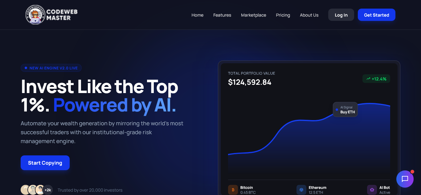 AITrader Pro - Premium AI Copy Trading and Investment PHP Script PHP script
